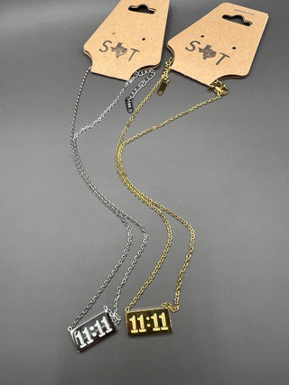 11:11 Necklace [2 Colors]