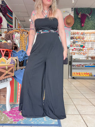 Own the Night Strapless Jumpsuit