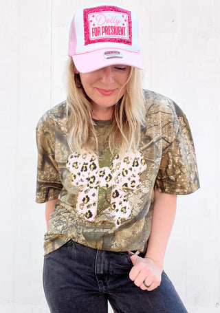 Wild Leopard Real Tree Camo Tee