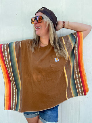 Sol Carhartt Reworked Poncho Top
