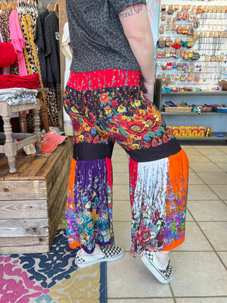 Last Call Boho Gypsy Tiered Pants