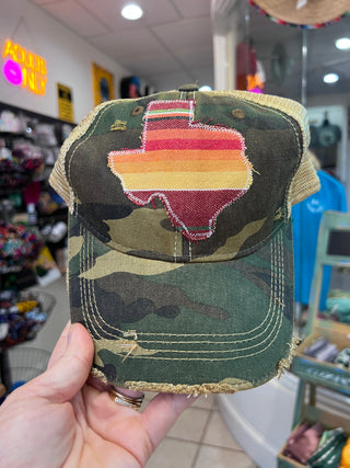 Sangria Serape Dirty Trucker Hat