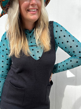 Flirtin’ with Dots Mesh Top