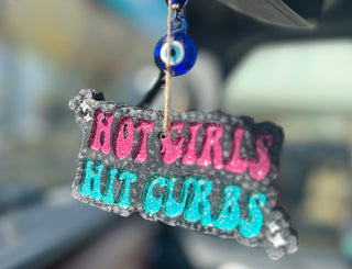 Hot Girls Hit Curbs Car Freshies