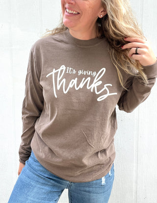 It's Giving Thanks Tee/Pullover