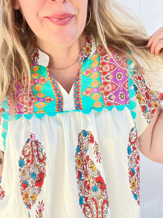 Boho Garden Social Top