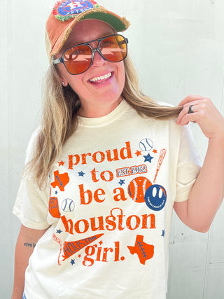 Proud Houston Girl Cropped Tee
