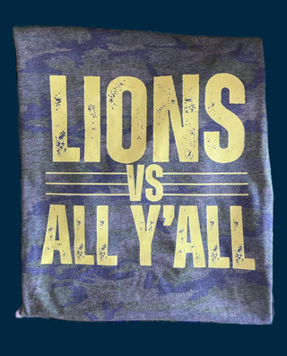 Lions vs All Y'all Tee/Pullover