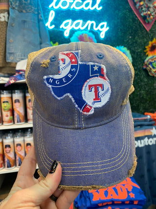 Texas Baseball Dirty Trucker Hat