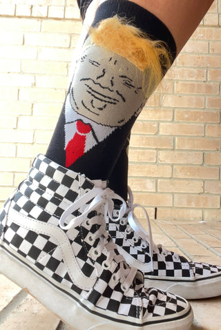 Trump Hair Don’t Care Socks