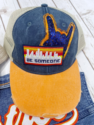 Htown Be Someone Layered Trucker Hat