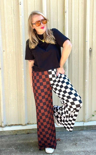 Chic Clash Split Pants
