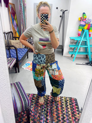 Boho Gypsy Patchwork Pants