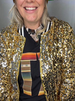 Showstoppin' Sequin Jacket [Gold]