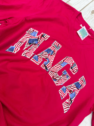 *Special Order* MAGA USA Flag Tee