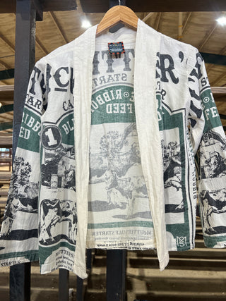 Feed Bag Cardigan [Cow]