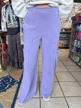 Weekend Wash Cargo Pants [Lavender]