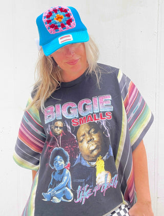 Biggie Noche Serape Remix Poncho