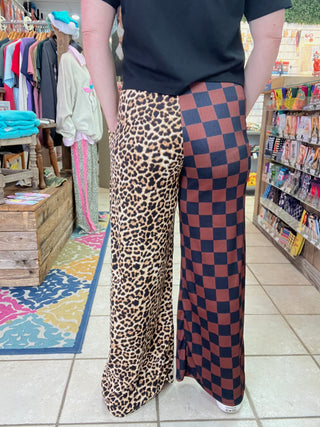 Wild Chic Clash Split Pants