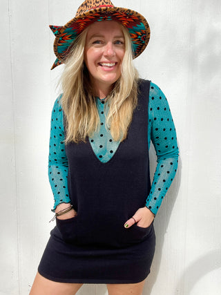 Midnight Layers Knit Dress