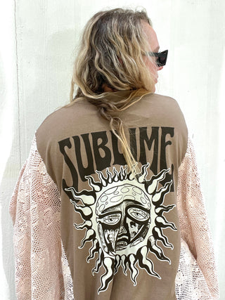 Sublime Table Cloth Rework Poncho Top