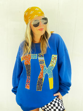 *True Treasure* Primary TX Quilted Pullover [2XL]