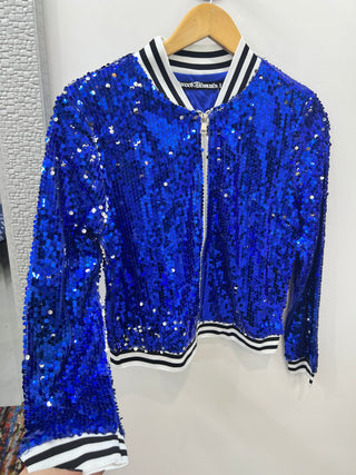 Last Call Showstoppin' Sequin Jacket [Royal]