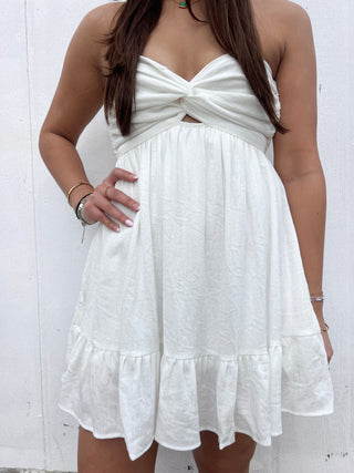 Sweet Twist Romper Dress