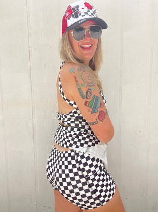 Checkmate Chic Active Dress