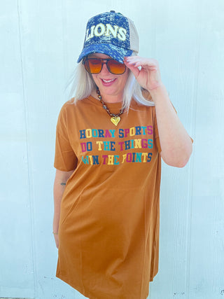 Hooray Sports Game Day Tshirt Dress