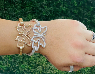 Butterfly Bangle Bracelet