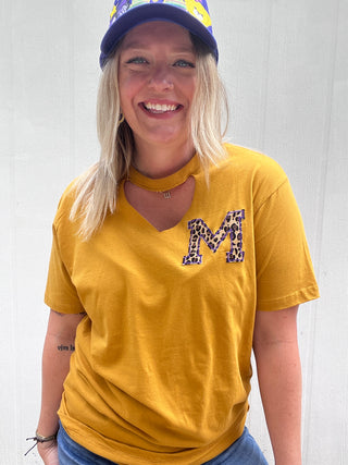 Montgomery Varsity Key Hole Tee