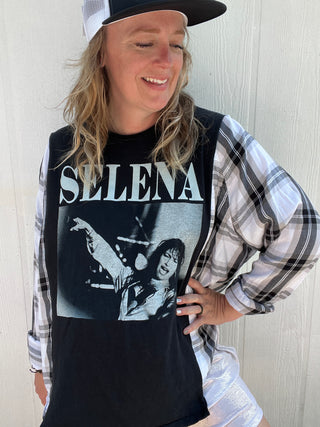 *True Treasure* Selena Reworked Flannel [M/L]