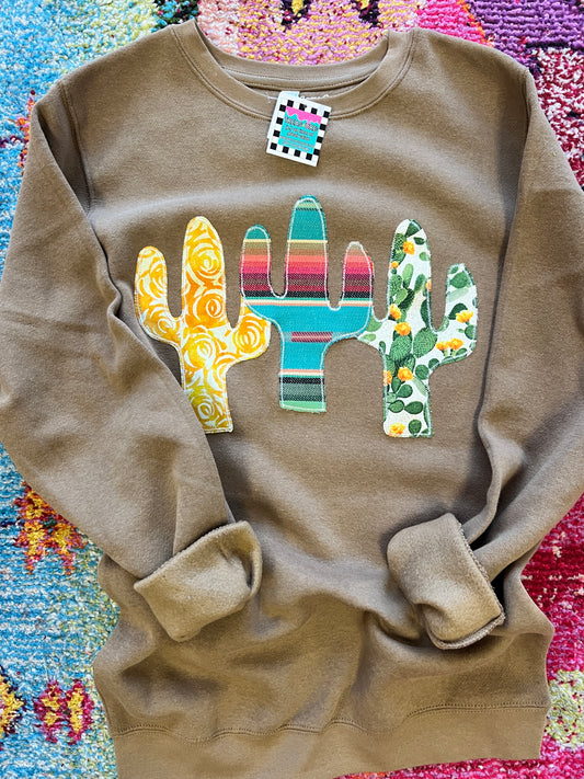 *Limited Edition* Cactus Trifecta Pullover [Yellow Rose Olga Mix]