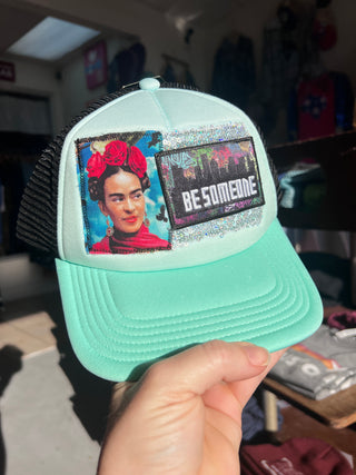 Be Someone Frida Layered Trucker Hat