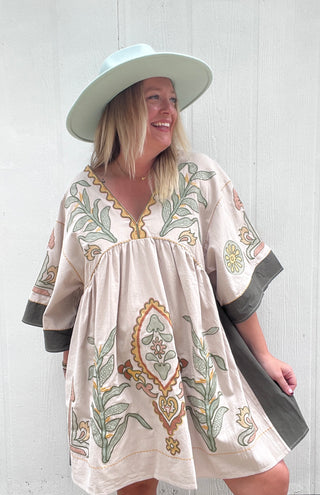 Eileen Embroidered Dress