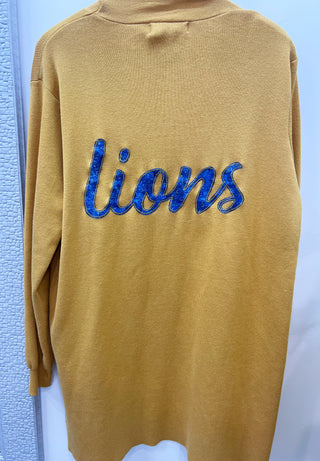 *True Treasure* Lake Creek Lions Cardigan [2X]