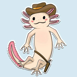 Axolotl Cowboy Cutie