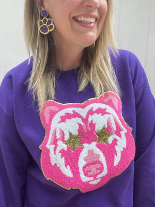 Bears Chenille Patch Pullover