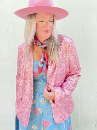 Pink Pony Club Sequin Blazer