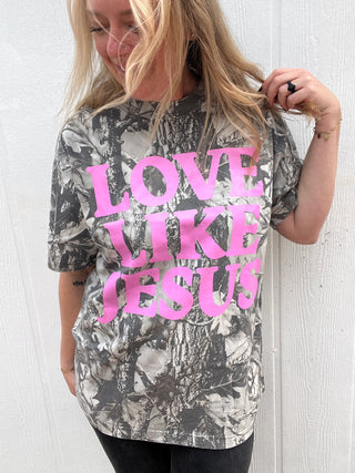Love Like Jesus Camo Tee