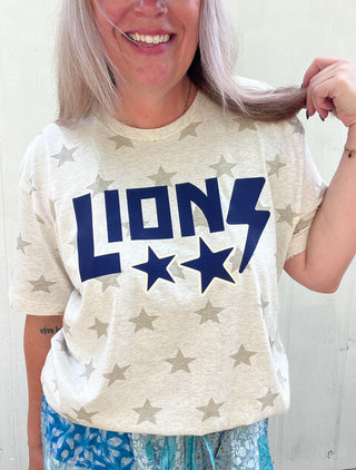Lions Lightning Bolt Tee/Pullover