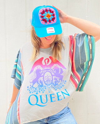 Queen Maverick Serape Remix Poncho