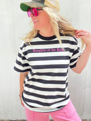 Daughter of the King Striped Tee