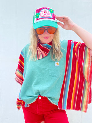 Salsa Carhartt Reworked Poncho Top [Green]