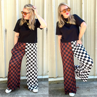 Chic Clash Split Pants