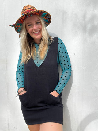 Midnight Layers Knit Dress