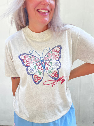 Butterfly Dolly Boxy Tee