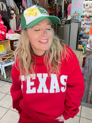 Lone Star Scarlet Mockneck Pullover