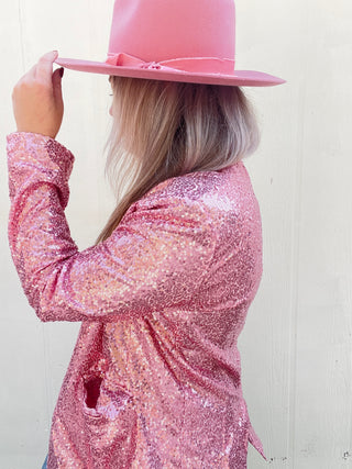 Pink Pony Club Sequin Blazer